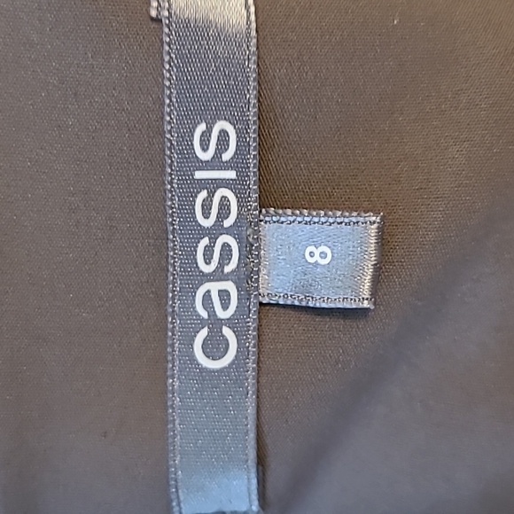 Bundle of 2 Cassis skirts. Kaki Brown and beige. Fully lined. Size 8. - Picture 5 of 7